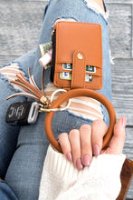 Load image into Gallery viewer, Key Ring Wallet Bracelet ID Zip Up - Exotica Luxe Boutique