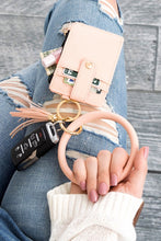 Load image into Gallery viewer, Key Ring Wallet Bracelet ID Zip Up - Exotica Luxe Boutique