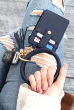 Load image into Gallery viewer, Key Ring Wallet Bracelet ID Zip Up - Exotica Luxe Boutique