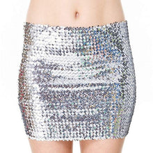 Load image into Gallery viewer, WOMEN&#39;S SEQUIN MINI SKIRT