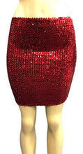 Load image into Gallery viewer, WOMEN&#39;S SEQUIN MINI SKIRT