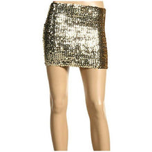 Load image into Gallery viewer, WOMEN&#39;S SEQUIN MINI SKIRT