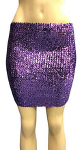 Load image into Gallery viewer, WOMEN&#39;S SEQUIN MINI SKIRT