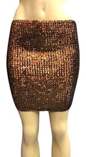 Load image into Gallery viewer, WOMEN&#39;S SEQUIN MINI SKIRT