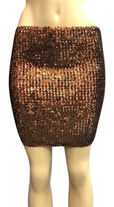 WOMEN'S SEQUIN MINI SKIRT