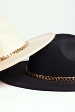 Load image into Gallery viewer, FASHIONISTA CHAIN FEDORA - Exotica Luxe Boutique