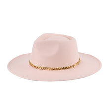 Load image into Gallery viewer, FASHIONISTA CHAIN FEDORA - Exotica Luxe Boutique