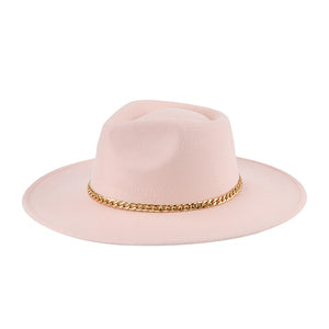 FASHIONISTA CHAIN FEDORA - Exotica Luxe Boutique