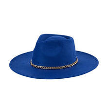 Load image into Gallery viewer, FASHIONISTA CHAIN FEDORA - Exotica Luxe Boutique