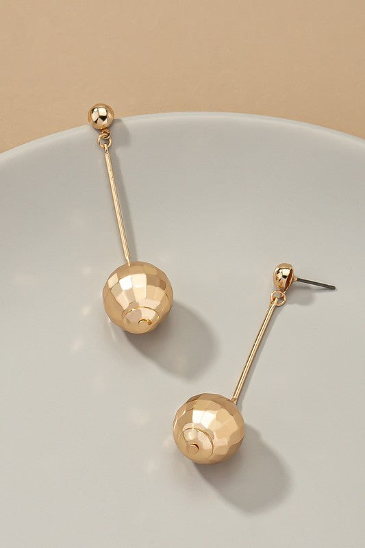 Disco ball drop earrings - Exotica Luxe Boutique