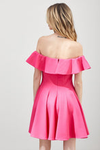 Load image into Gallery viewer, A LINE RUFFLE DRESS - Exotica Luxe Boutique