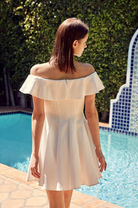 A LINE RUFFLE DRESS - Exotica Luxe Boutique