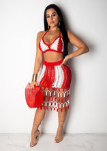 Load image into Gallery viewer, SEXY BEACH STYLE CROCHET SET