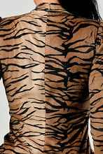 Load image into Gallery viewer, Athina transition animal print mini dress