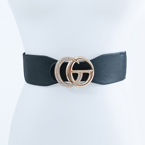 GOLD GG BUCKLE FASHION BELT - Exotica Luxe Boutique