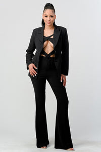 Cutout 2pc suit