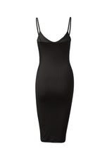 Load image into Gallery viewer, Black Spaghetti Dress - Exotica Luxe Boutique