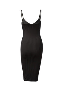 Black Spaghetti Dress - Exotica Luxe Boutique