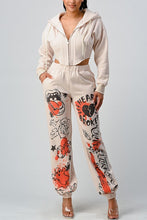 Load image into Gallery viewer, CASUAL JACKET AND GRAPHIC PANTS SET - Exotica Luxe Boutique