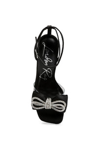 Etherium Bow With Heeled Sandals - Exotica Luxe Boutique