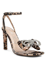 Load image into Gallery viewer, Etherium Bow With Heeled Sandals - Exotica Luxe Boutique