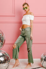 Load image into Gallery viewer, Distressed Vintage Washed Wide Leg Pants