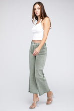 Load image into Gallery viewer, Acid Wash Frayed Cutoff Hem Straight Wide Pants - Exotica Luxe Boutique