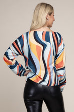 Load image into Gallery viewer, Boat Neck Bishop Sleeve Blouse - Exotica Luxe Boutique