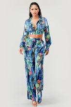 Load image into Gallery viewer, Tropical Mirage Palazzo Set