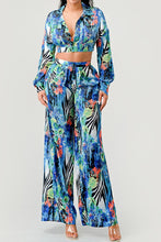 Load image into Gallery viewer, Tropical Mirage Palazzo Set