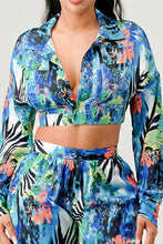 Load image into Gallery viewer, Tropical Mirage Palazzo Set