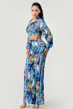 Load image into Gallery viewer, Tropical Mirage Palazzo Set