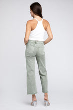 Load image into Gallery viewer, Acid Wash Frayed Cutoff Hem Straight Wide Pants - Exotica Luxe Boutique