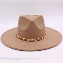 Load image into Gallery viewer, FASHIONISTA CHAIN FEDORA - Exotica Luxe Boutique