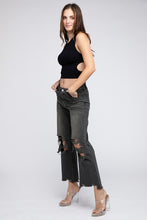 Load image into Gallery viewer, Distressed Vintage Washed Wide Leg Pants