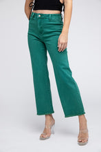 Load image into Gallery viewer, Acid Wash Frayed Cutoff Hem Straight Wide Pants - Exotica Luxe Boutique