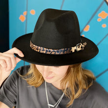 Load image into Gallery viewer, Leopard Band Fedora Hat - Exotica Luxe Boutique