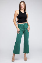 Load image into Gallery viewer, Acid Wash Frayed Cutoff Hem Straight Wide Pants - Exotica Luxe Boutique