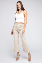 Load image into Gallery viewer, Acid Wash Frayed Cutoff Hem Straight Wide Pants - Exotica Luxe Boutique