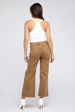 Load image into Gallery viewer, Acid Wash Frayed Cutoff Hem Straight Wide Pants - Exotica Luxe Boutique