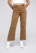 Load image into Gallery viewer, Acid Wash Frayed Cutoff Hem Straight Wide Pants - Exotica Luxe Boutique